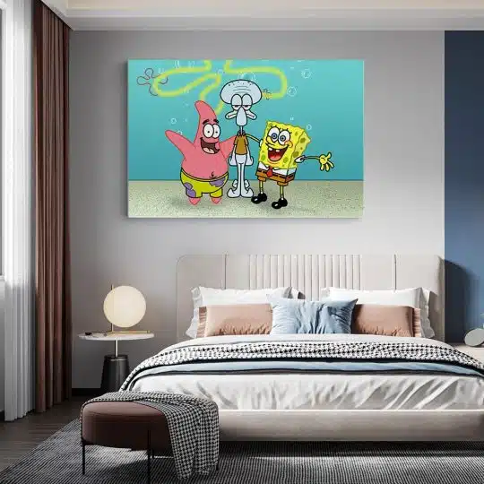 Tablou afis SpongeBob desene animate 2209 dormitor - Afis Poster Tablou afis SpongeBob desene animate pentru living casa birou bucatarie livrare in 24 ore la cel mai bun pret.