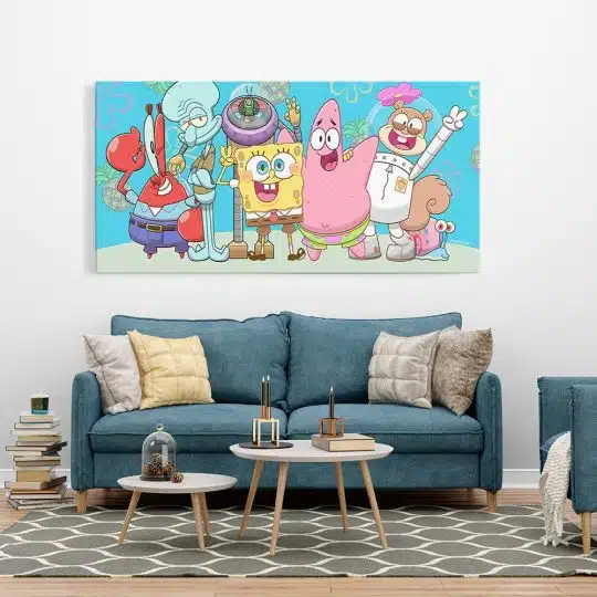 Tablou afis SpongeBob desene animate 2211 tablou camera hotel - Afis Poster Tablou afis SpongeBob desene animate pentru living casa birou bucatarie livrare in 24 ore la cel mai bun pret.