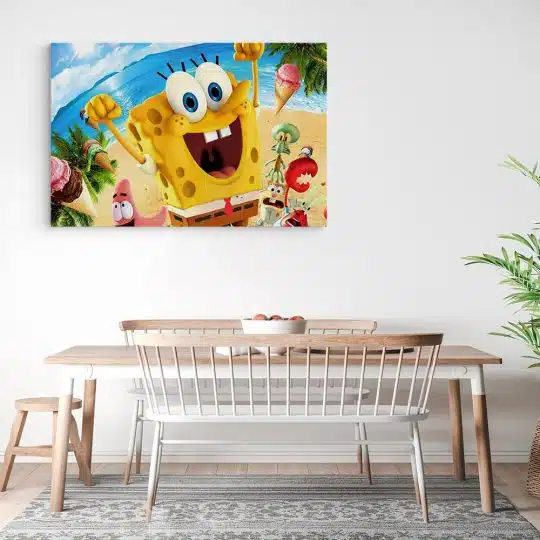 Tablou afis SpongeBob desene animate 2217 bucatarie3 - Afis Poster Tablou afis SpongeBob desene animate pentru living casa birou bucatarie livrare in 24 ore la cel mai bun pret.