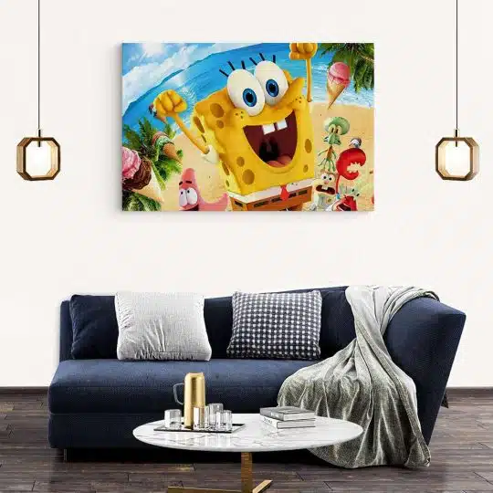 Tablou afis SpongeBob desene animate 2217 living modern 2 - Afis Poster Tablou afis SpongeBob desene animate pentru living casa birou bucatarie livrare in 24 ore la cel mai bun pret.