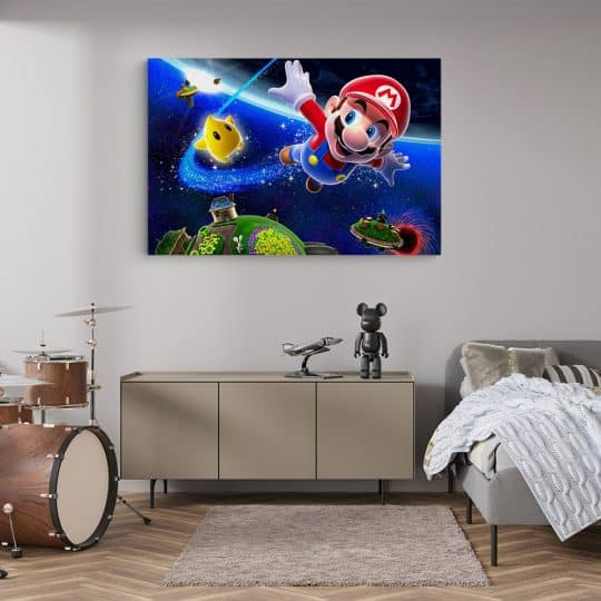 Tablou afis Super Mario Galaxy 3499 camera moderna adolescent