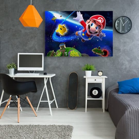 Tablou afis Super Mario Galaxy 3499 camera tineret