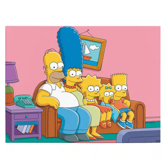 Tablou afis The Simpsons desene animate 4638 front