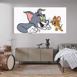 Tablou afis Tom si Jerry desene animate 2191 tablou modern copil - Afis Poster Tablou afis Mica Sirena desene animate pentru living casa birou bucatarie livrare in 24 ore la cel mai bun pret.