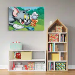 Tablou afis Tom si Jerry desene animate 4861 camera copii