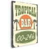 Tablou afis Tropical Bar vintage 3962