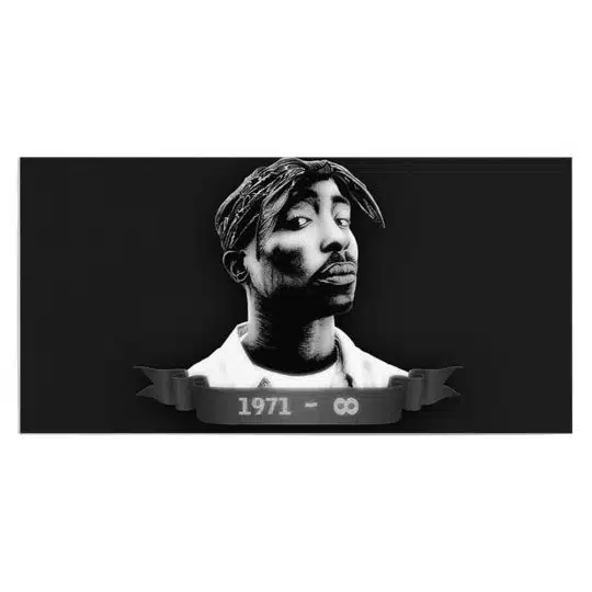 Tablou afis Tupac Shakur 2Pac cantaret rap 2344 front - Afis Poster Tablou afis Tupac Shakur 2Pac cantaret rap pentru living casa birou bucatarie livrare in 24 ore la cel mai bun pret.