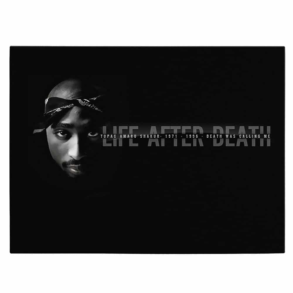 Tablou afis Tupac Shakur 2Pac cantaret rap 2389 - Material produs:: Poster pe hartie FARA RAMA, Dimensiunea:: 80x120 cm