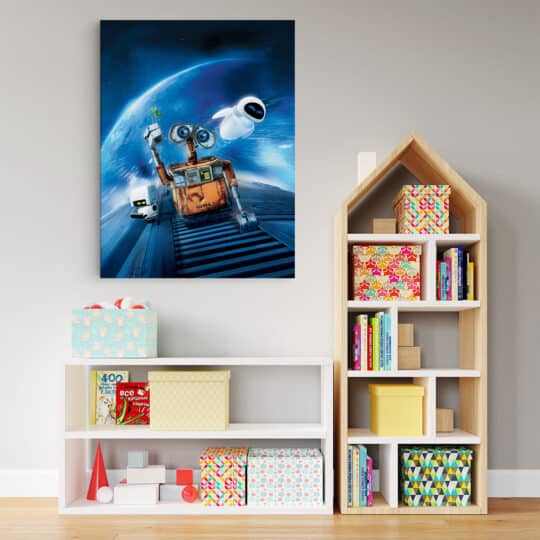 Tablou afis WALL E desene animate 4753 camera copii