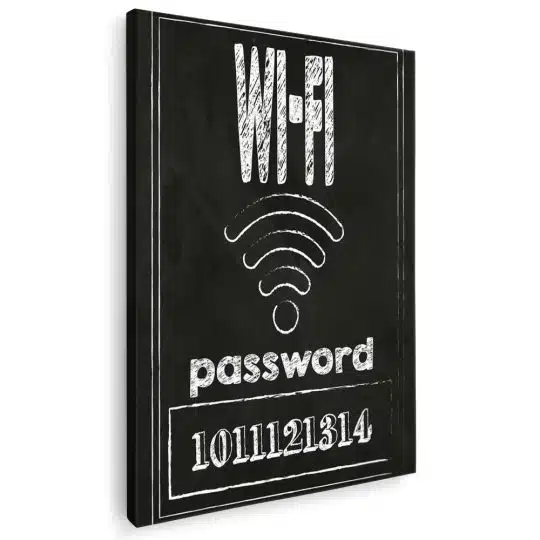 Tablou afis Wi Fi password 4417