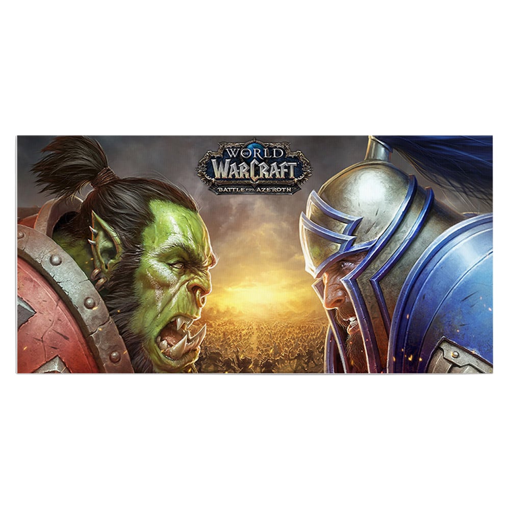 Tablou afis World of Warcraft: Battle for Azeroth - Material produs:: Poster pe hartie FARA RAMA, Dimensiunea:: 70x140 cm