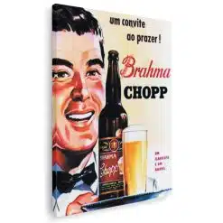 Tablou afis bere Brahma Chopp vintage 3978