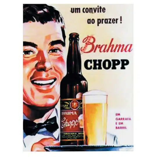 Tablou afis bere Brahma Chopp vintage 3978 front