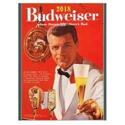 Tablou afis bere Budweiser vintage 3991 front