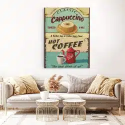 Tablou afis cafenea vintage 3866 living 1