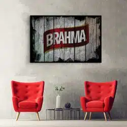 Tablou afis logo Brahma vintage 4094 hol