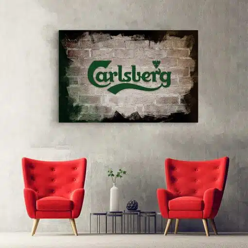 Tablou afis logo Carlsberg vintage 4091 hol