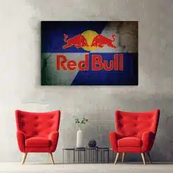 Tablou afis logo Red Bull vintage 4115 hol