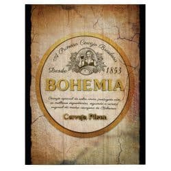 Tablou afis logo bere Bohemia 4138 front