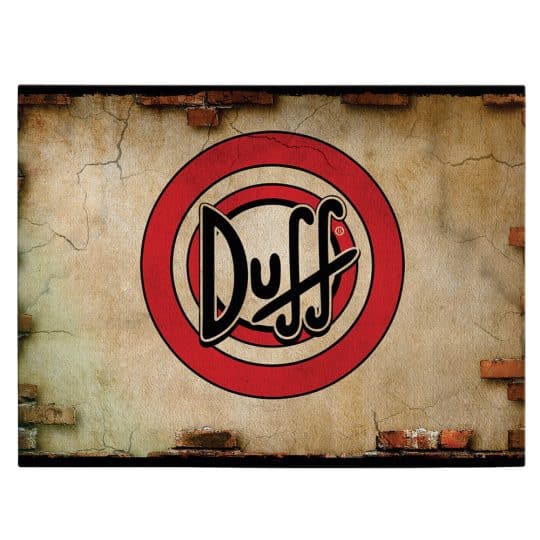 Tablou afis logo bere Duff vintage 4117 front