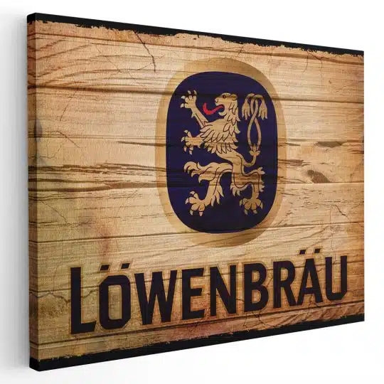 Tablou afis logo bere Lowenbrau 4121