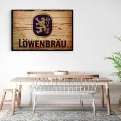 Tablou afis logo bere Lowenbrau 4121 bucatarie3