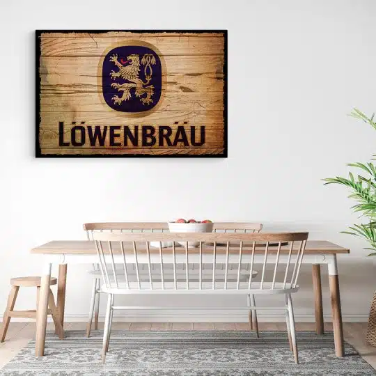 Tablou afis logo bere Lowenbrau 4121 bucatarie3