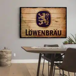 Tablou afis logo bere Lowenbrau 4121 bucatarie4