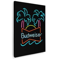 Tablou afis logo neon bere Budweiser 4007