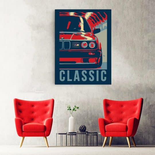 Tablou afis masina clasica vintage Classic 3226 hol