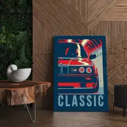 Tablou afis masina clasica vintage Classic 3226 living