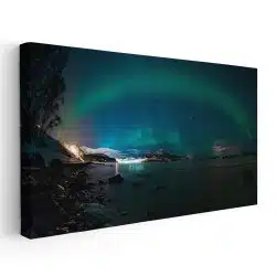 Tablou aurora boreala Luminile Nordului inn Norvegia 4518