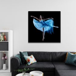 Tablou balerina dansand fundal negru albastru 1999 camera 2 - Afis Poster Tablou balerina dansand fundal negru albastru pentru living casa birou bucatarie livrare in 24 ore la cel mai bun pret.