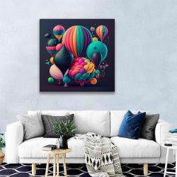 Tablou baloane variate multicolore multicolor 1629 camera 4 - Afis Poster tablou baloane multicolore pentru living casa birou bucatarie livrare in 24 ore la cel mai bun pret.