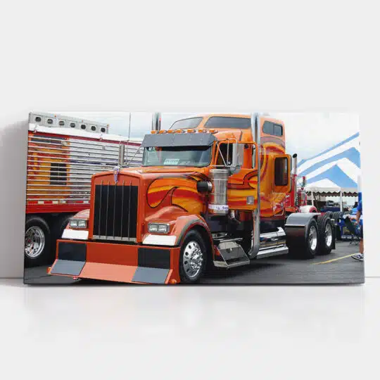 Tablou camion Kenworth W900 4565 detalii tablou