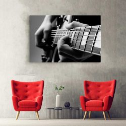 Tablou cantand la chitara detaliu alb negru 1607 hol - Afis Poster Tablou chitara cantaret detaliu alb negru pentru living casa birou bucatarie livrare in 24 ore la cel mai bun pret.