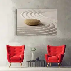 Tablou canvas Gradina Zen meditatie si relaxare crem maro 1242 hol - Afis Poster Gradina Zen meditatie si relaxare crem maro pentru living casa birou bucatarie livrare in 24 ore la cel mai bun pret.