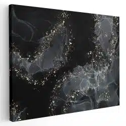 Tablou canvas abstract aspect marmura gri negru auriu 1181 - Afis Poster abstract aspect marmura pentru living casa birou bucatarie livrare in 24 ore la cel mai bun pret.