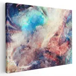 Tablou canvas abstract fantezie pictura multicolor 1219 - Afis Poster abstract pentru living casa birou bucatarie livrare in 24 ore la cel mai bun pret.