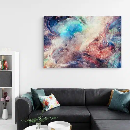 Tablou canvas abstract fantezie pictura multicolor 1219 living - Afis Poster abstract pentru living casa birou bucatarie livrare in 24 ore la cel mai bun pret.