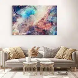 Tablou canvas abstract fantezie pictura multicolor 1219 living modern 3 - Afis Poster abstract pentru living casa birou bucatarie livrare in 24 ore la cel mai bun pret.