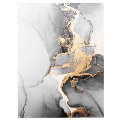 Tablou canvas abstract imitatie marmura in nuante auriu gri alb 1015 front - Afis Poster abstract imitatie marmura pentru living casa birou bucatarie livrare in 24 ore la cel mai bun pret.