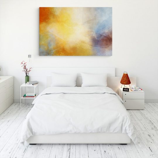 Tablou canvas abstract pictura acuarela multicolor 1228 dormitor 2 - Afis Poster abstract pentru living casa birou bucatarie livrare in 24 ore la cel mai bun pret.