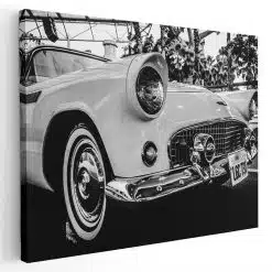 Tablou canvas aston martin clasic alb negru 1124 - Afis Poster masini aston martin clasic pentru living casa birou bucatarie livrare in 24 ore la cel mai bun pret.