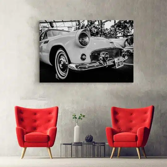 Tablou canvas aston martin clasic alb negru 1124 hol - Afis Poster masini aston martin clasic pentru living casa birou bucatarie livrare in 24 ore la cel mai bun pret.