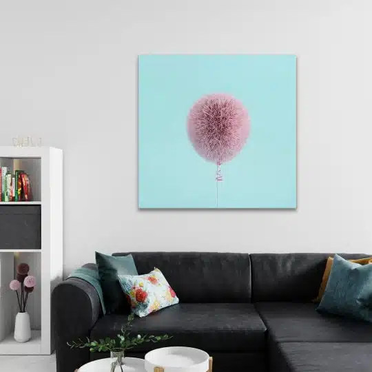 Tablou canvas balon creat din blana roz 1337 camera 2 - Afis Poster balon creat din blana roz pentru living casa birou bucatarie livrare in 24 ore la cel mai bun pret.