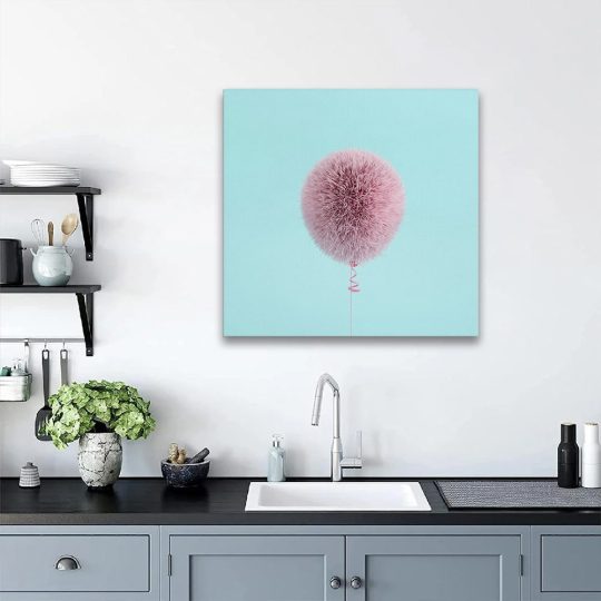 Tablou canvas balon creat din blana roz 1337 camera 3 - Afis Poster balon creat din blana roz pentru living casa birou bucatarie livrare in 24 ore la cel mai bun pret.