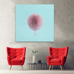 Tablou canvas balon creat din blana roz 1337 hol - Afis Poster balon creat din blana roz pentru living casa birou bucatarie livrare in 24 ore la cel mai bun pret.