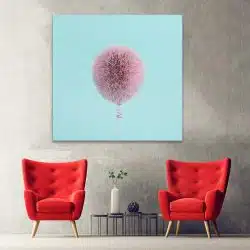 Tablou canvas balon creat din blana roz 1337 hol - Afis Poster balon creat din blana roz pentru living casa birou bucatarie livrare in 24 ore la cel mai bun pret.