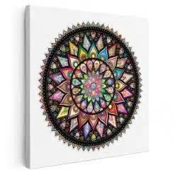 Tablou canvas cerc mandala forme geometrice multicolor 1339 - Afis Poster cerc mandala forme geometrice multicolor pentru living casa birou bucatarie livrare in 24 ore la cel mai bun pret.